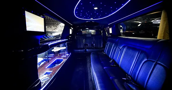 VIP prom limo service in Atlanta GA offering red-carpet treatment, luxury interiors, and elite chauffeur service.